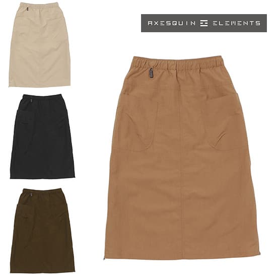 アクシーズクイン エレメンツ タッサーナイロンのスカート AXES022038 レディース/女性用 スカート  2025年春夏新作