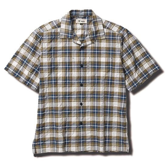 フォックスファイヤー CシールドサーフェスチェックOCシャツS/S FXF5212203 メンズ/男性用 半袖シャツ C-SHIELD Surface Check OC Shirt S/S 