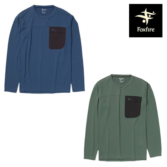 フォックスファイヤー SCプリモクルー FXF5215594 メンズ/男性用 長袖Ｔシャツ SC Primo Crew 2025年春夏新作