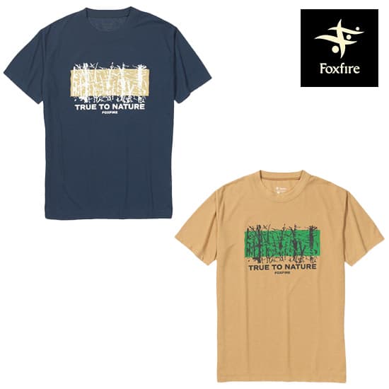 フォックスファイヤー CシールドウッドティーS/S FXF5215597 メンズ/男性用 半袖Tシャツ C-SHIELD Wood Tee S/S 2025年春夏新作