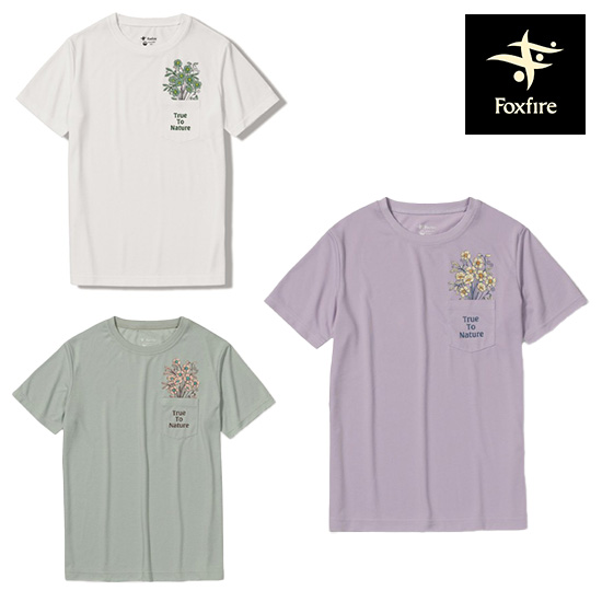 フォックスファイヤー TSポケットブーケティーS/S FXF8215545 レディース/女性用 半袖Tシャツ TS Pocket Bouquet Tee S/S 2025年春夏新作