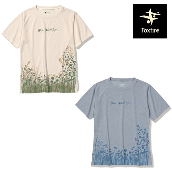フォックスファイヤー CシールドフィールドフラワーティーS/S FXF8215550 レディース/女性用 半袖Tシャツ C-SHIELD Field Flower Tee S/S 2025年春夏新作