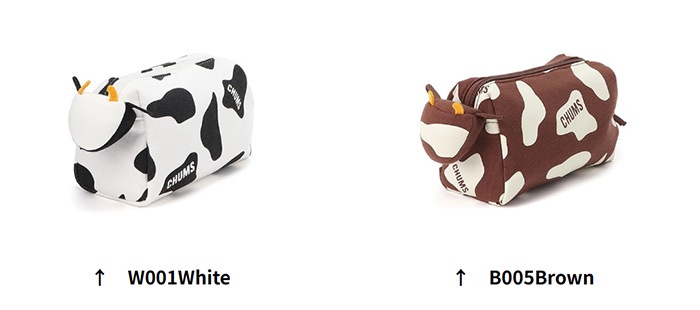 チャムス カウポーチ CH60-3868 小物ポーチ Cow Pouch 2025年春夏新作 チャムス カウポーチ CH60-3868 小物ポーチ Cow Pouch 2025年春夏新作