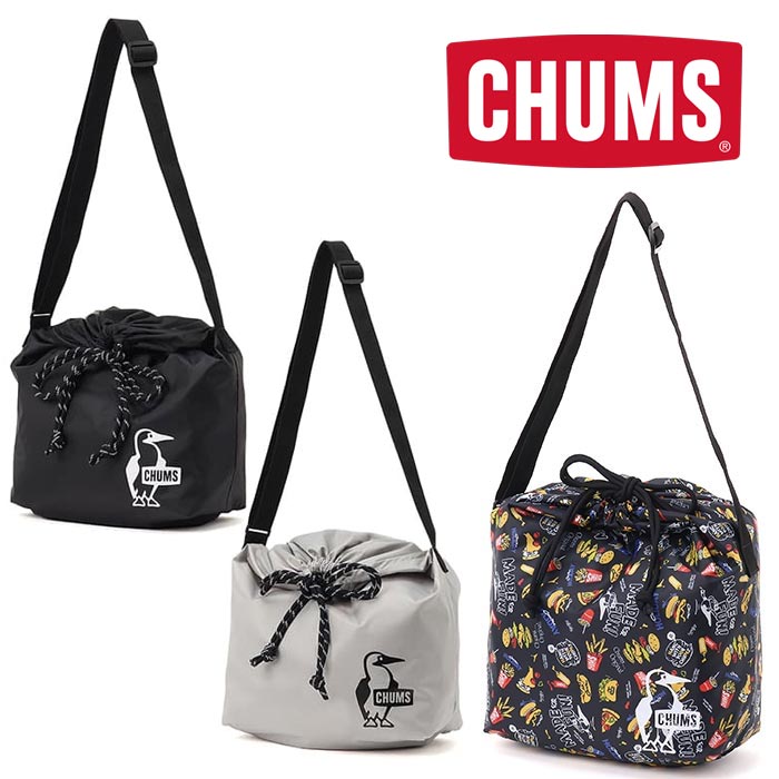 チャムス イージーゴードローストリングリバーシブルショルダーバッグ CH60-3910  ショルダーバッグ Easy-Go Drawstring RV Shoulder Bag