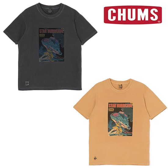 チャムス チャムススターハリケーンTシャツ CH01-2529 メンズ/男性用 半袖Tシャツ CHUMS Star Hurricane T-Shirt 2025年春夏新作