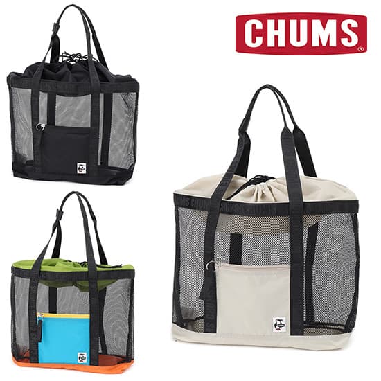 チャムス メッシュトートバッグ CH60-3929  トートバッグ Mesh Tote Bag 2025年春夏新作