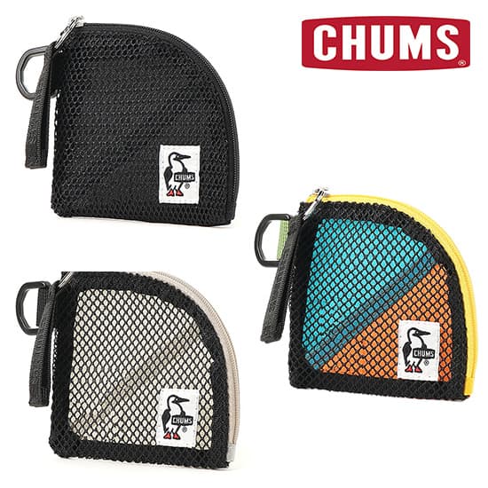 チャムス メッシュコインケース CH60-3933  コインケース Mesh Coin Case 2025年春夏新作