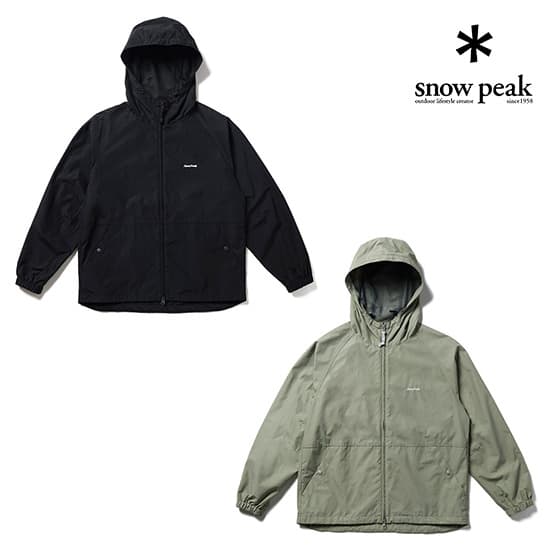 スノーピーク Light Mountain Cloth Zip Up Parka JK-25SU105 メンズ/男性用 パーカー  2025年春夏新作