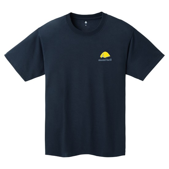 モンベル WIC.T アサヤケマエ 1114725 メンズ/男性用 半袖Tシャツ 2025
