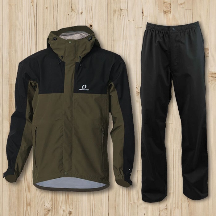 オンヨネ メンズブレステックレインスーツ ODS97030 メンズ/男性用 MEN'S BREATH TECH RAIN SUITS 雨具 合羽 レインパンツ レインセット