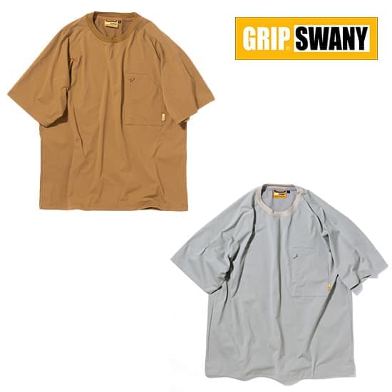 グリップスワニー GS AIRFLOW TEE GSMCT0005 メンズ/男性用 半袖Tシャツ  2025年春夏新作