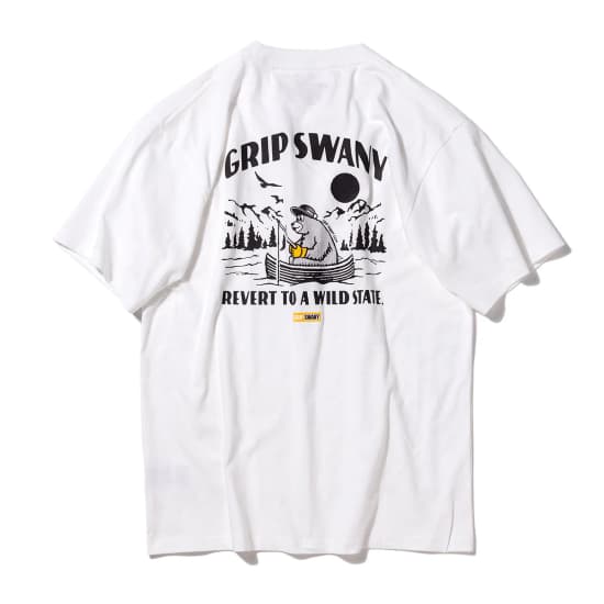 グリップスワニー BEAR PRINT TEE GSMCT0013 メンズ/男性用 半袖Tシャツ  2025年春夏新作