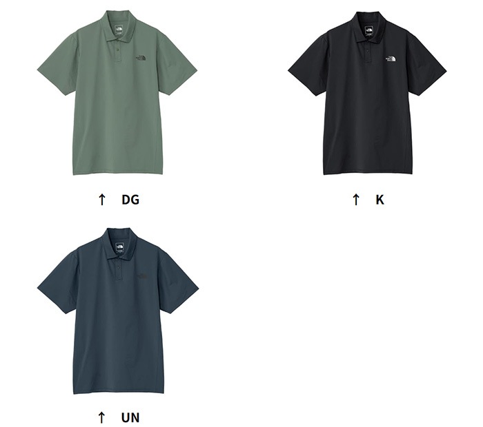 ザノースフェイス ショートスリーブテックポロ NT22598 メンズ