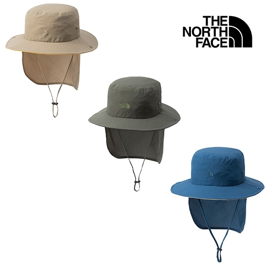 ザノースフェイス TNFビーフリーシールドハット NNJ02526 キッズ/子供用 ハット K TNF BE FREE HAT 通気性 UVカット 虫よけ機能 タレ付き