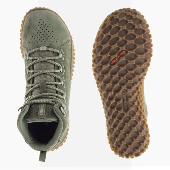 MERRELLベアフットハイキングシューズ オリーブグリーン MERRELLベアフットハイキングシューズ オリーブグリーン メレル