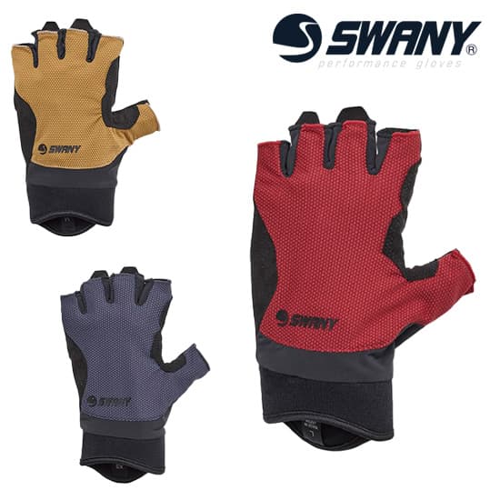 スワニーグローブ トレッキングハーフフィンガーグローブ SWGTR-701 ユニセックス/男女兼用 手袋 Trekking Half Finger Glove Mens 2025年春夏新作