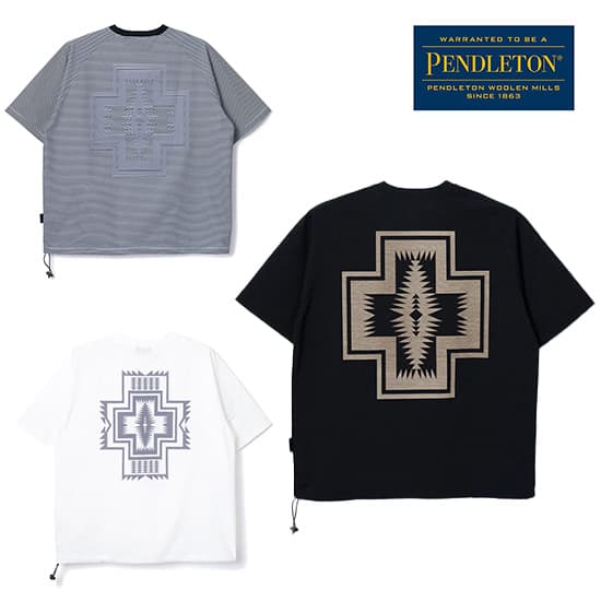 ペンドルトン カルキュロ ショートスリーブ バックプリントTシャツ 19802732 メンズ/男性用 半袖Tシャツ 2025年春夏新作