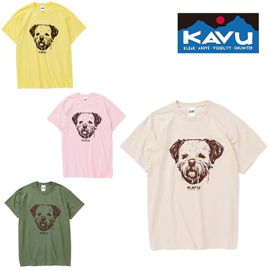 カブー 25ドッグ Tシャツ KAVU19822261 レディース/女性用 半袖Tシャツ  2025年春夏新作