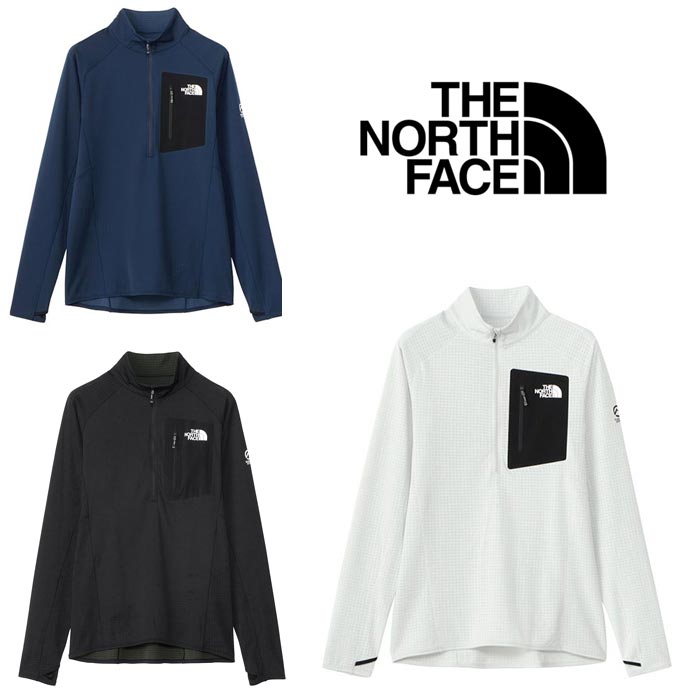 ザノースフェイス エクスペディションドライドットジップハイ NT12122 メンズ/男性用 Tシャツ Expedition Dry Dot Zip High ※クリアランス【返品交換不可】