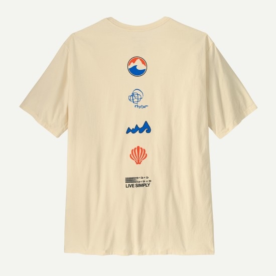 パタゴニア メンズ・ロング・ウェイ・ラウンド・オーガニック・Tシャツ