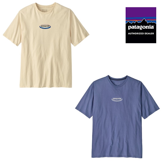パタゴニア メンズ・ロング・ウェイ・ラウンド・オーガニック・Tシャツ 37826 メンズ/男性用 半袖Ｔシャツ M's Long Way Round Organic T-Shirt ※クリアランスセール【返品交換不可】