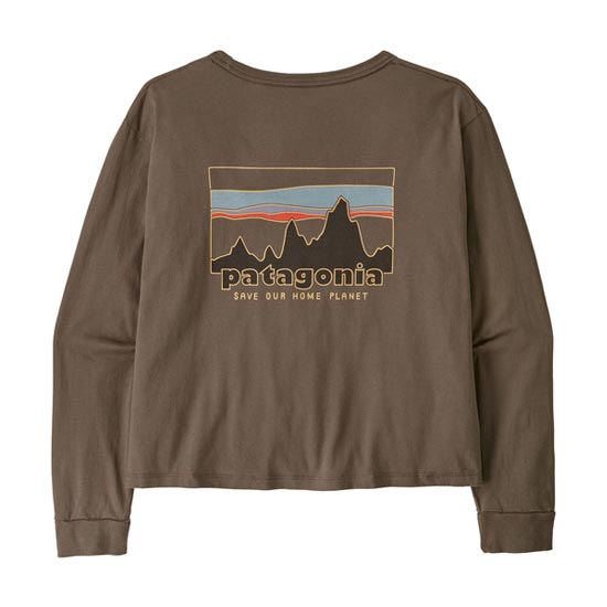 パタゴニア ウィメンズ・ロングスリーブ・'73 スカイライン・イージーカット・オーガニック・Tシャツ 37833 レディース/女性用 長袖Ｔシャツ W's L/S '73 Skyline Easy Cut Organic T-Shirt 2025年秋冬新作