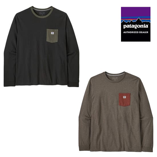 ほぼ未使用✨パタゴニア ロングスリーブ・トップ メンズM ブラック PATAGONIA (パタゴニア) M's L/S R0 Top / メンズ・ロング