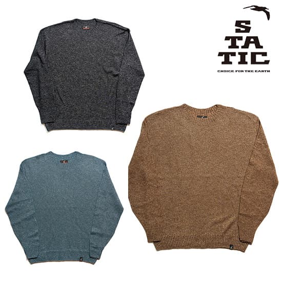 スタティック ロアー クルー STATICS44501 メンズ/男性用 セーター Roar Crew 2024年秋冬新作