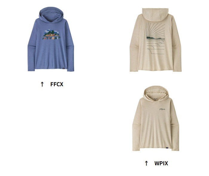 パタゴニア キャプリーン・クール・デイリー・グラフィック・フーディ