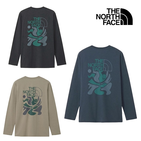 ザノースフェイス ロングスリーブ ES クライミングロゴティー NT82593 メンズ/男性用 長袖Tシャツ L/S ES CLMNG LG T 2025年秋冬新作