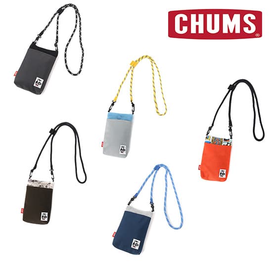 チャムス ロープショルダーポーチスウェットナイロン CH60-3815  ショルダーバッグ Rope Shoulder Pouch Sweat Nylon 2025年秋冬新作