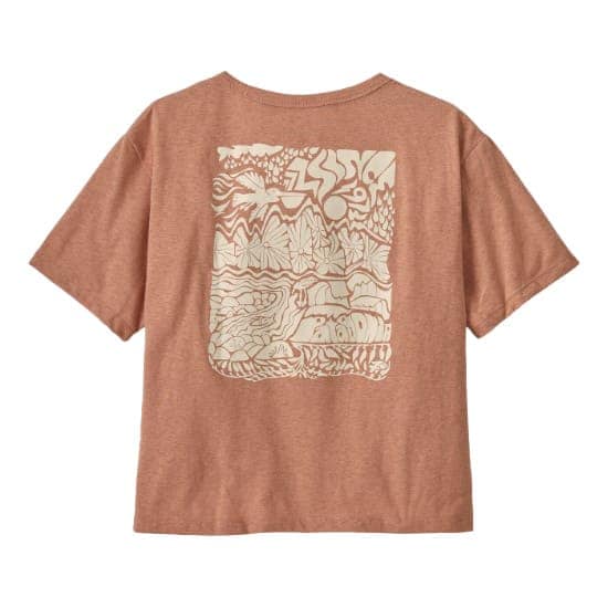 パタゴニア ウィメンズ・シーデイズ・イージーカット・ポケット・レスポンシビリティー 37784 レディース/女性用 半袖Tシャツ W's Seadaze Easy Cut Pocket Responsibili-Tee※クリアランス【返品交換不可】