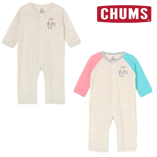 チャムス ベビーブービーロングスリーブロンパース CH27-1034 キッズ/子供用  Baby Booby L/S Rompers ※先行クリアランス【返品交換不可】