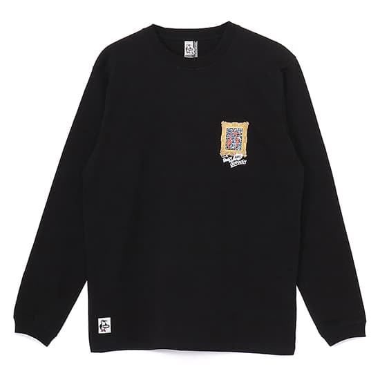 チャムス アートブービーブラッシュドロングスリーブTシャツ CH01-2664 メンズ/男性用 長袖Tシャツ Art Booby Brushed L/S T-Shirt 2025年秋冬新作