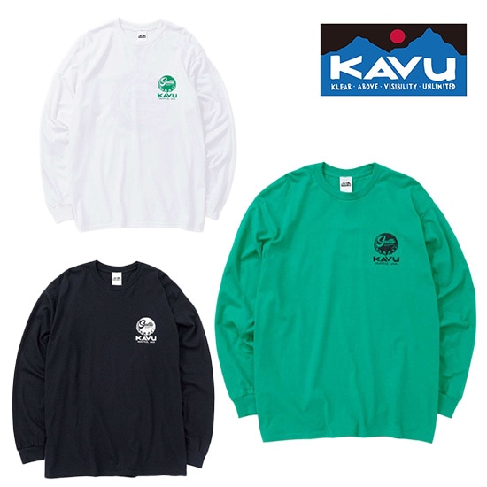 カブー ロングスリーブクラウンフロッグTシャツ KAVU19822330 メンズ/男性用 長袖Tシャツ LS Crown Frog Tee 2025年秋冬新作