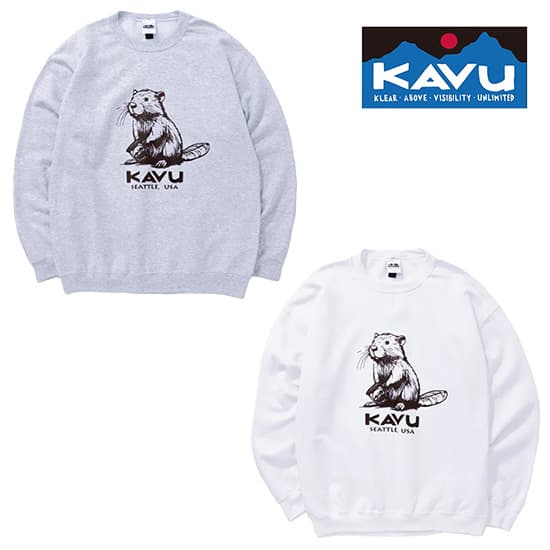 カブー ビーバースウェット KAVU19822338 メンズ/男性用 スウェットトップス Beaver Sweat ※先行クリアランス【返品交換不可】