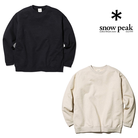スノーピーク Recycled Cotton Pullover SW-25SU403 ユニセックス/男女兼用 スウェットトップス  