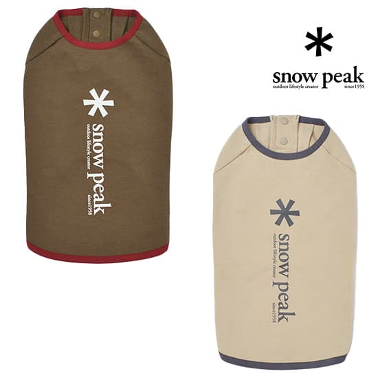 スノーピーク Dog Logo T-Shirt DS-25AU004  犬の服 ドッグウェア  2025年秋冬新作