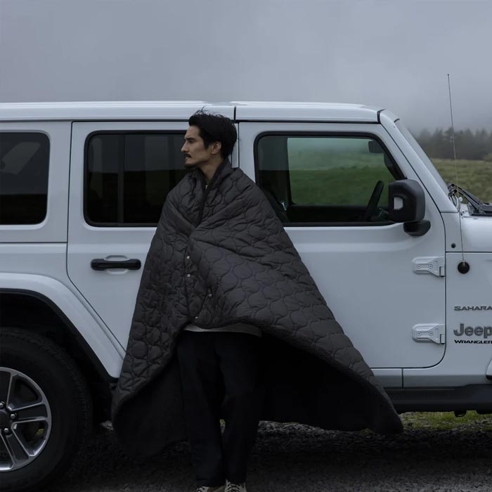 LUGH（ルー） LUGH魔法瓶ブランケットClassic Lサイズ JZYSS-LU2011-BK200L ブランケット 毛布 キャンプ ラグ