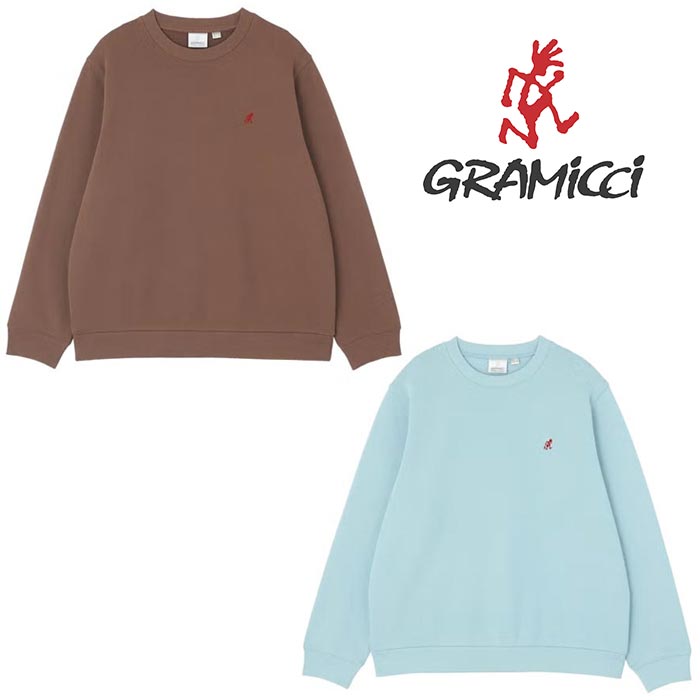 グラミチ ワンポイントクルースウェットシャツ G308-FT ユニセックス/男女兼用 スウェットトップス ONE POINT CREW SWEATSHIRT