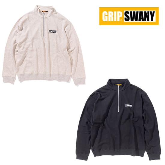 グリップスワニー GS SWEAT HALF ZIP GSMCT-076 メンズ/男性用 スウェットトップス  ※先行クリアランスセール【返品交換不可】