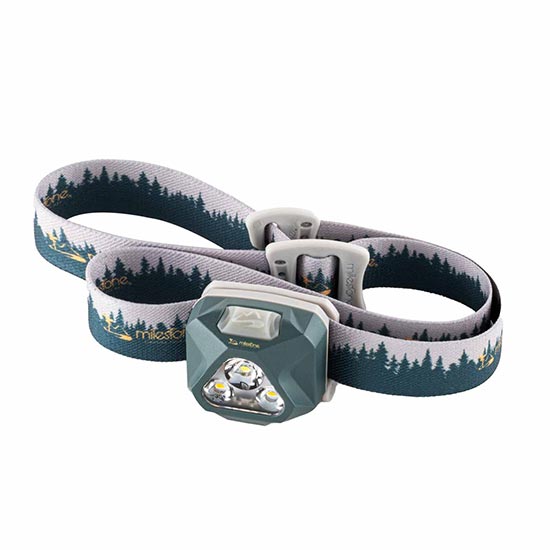 マイルストーン MS-G3 USB Type-C Rechargeable Model メイン白色(cool) USB充電式ヘッドランプ MS-G3  ヘッドライト トレッキング トレイルランニング キャンプ