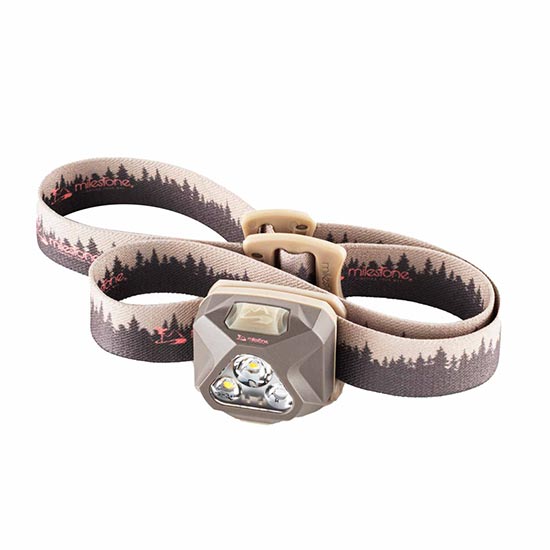 マイルストーン MS-G4 USB Type-C Rechargeable Model メイン電球色(warm) USB充電式ヘッドランプ MS-G4  ヘッドライト トレッキング トレイルランニング キャンプ