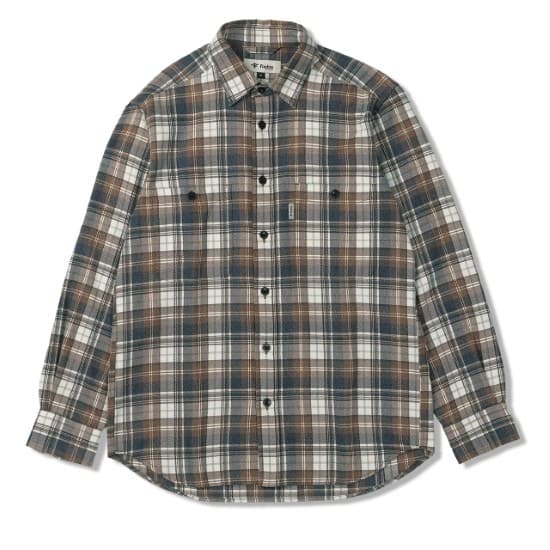 フォックスファイヤー TSメランジチェックシャツ FXF5112530 メンズ/男性用 長袖シャツ TS Melange Check Shirt ※先行クリアランスセール【返品交換不可】