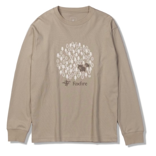 フォックスファイヤー TCベアフォレストT FXF8115557 レディース/女性用 長袖Ｔシャツ TC Bear Forest Tee ※先行クリアランス【返品交換不可】