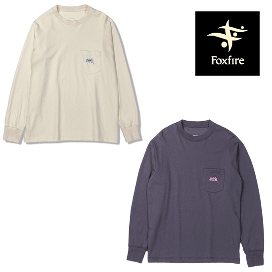 フォックスファイヤー TCシマエナガポケットT L/S FXF8115561 レディース/女性用 長袖Ｔシャツ TC Long-tailed Tit Pocket Tee 2025年秋冬新作