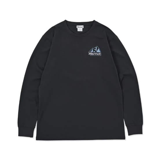 マーモット クラシックロゴエンブロイロングスリーブティーシャツ MTFW25WLS066 レディース/女性用 長袖Ｔシャツ W's Marmot Logo L/S T-Shirts 2025年秋冬新作