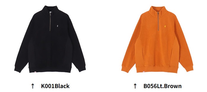 チャムス トラウトボーンハーフジップトップ CH00-1537 メンズ/男性用