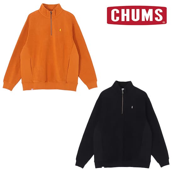 チャムス トラウトボーンハーフジップトップ CH00-1537 メンズ/男性用 スウェットトップス Troutbone Half Zip Top ※先行クリアランス【返品交換不可】