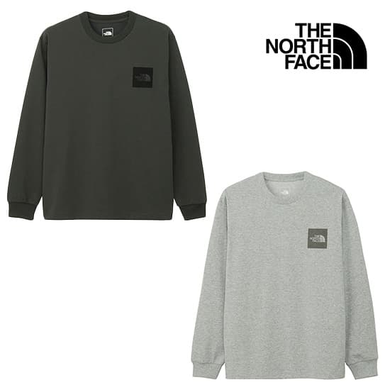 ザノースフェイス ロングスリーブスクエアロゴティー NT82534 メンズ/男性用 ユニセックスサイズ 長袖Tシャツ L/S SQUARE LOGO T※先行クリアランス【返品交換不可】